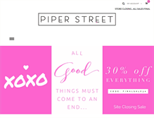 Tablet Screenshot of piperstreetshop.com